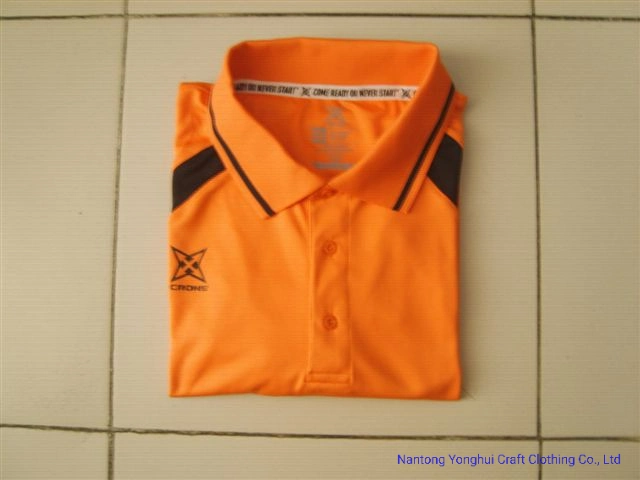 100% Performance Polyester Knitted Lady Polo Shirts with Moisture Wicking