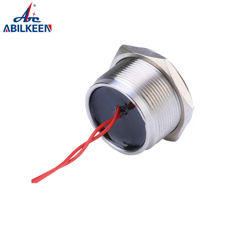 22mm Stainless Steel Anodized Aluminum Alloy 12V Waterproof IP68 Piezo Switch