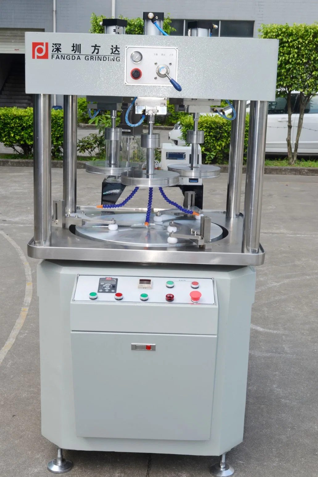 a 610 Plane Grinding and Polishing Machine with an Electroplating Dressing Wheel