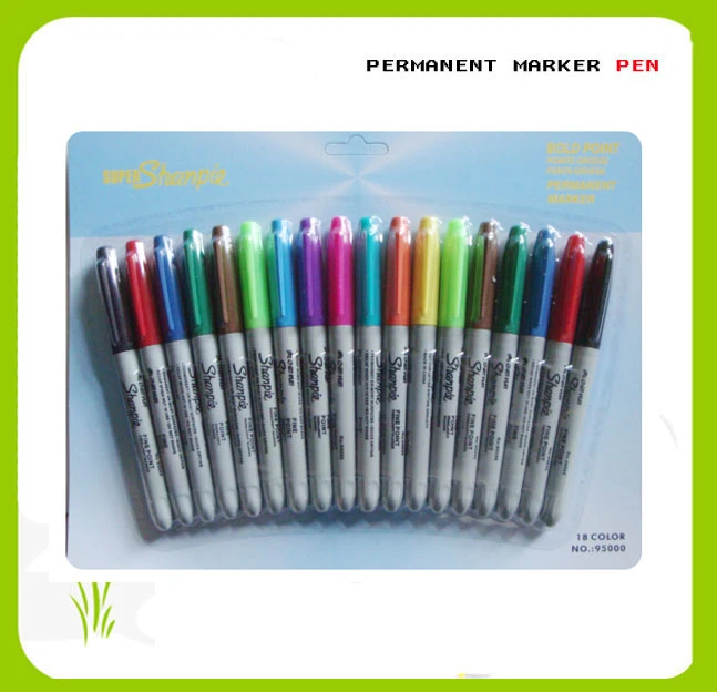 Permanent Marker Pen Set for Office Supply