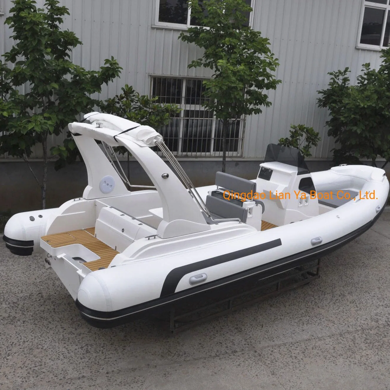 Liya 7,5m Hypalon rígido Hull Inflatable Rib Boats Center Console Motor Water Fishing Tour Speed Boats para la venta