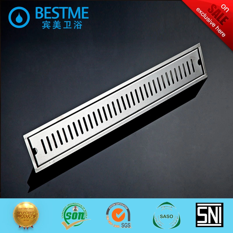 Bar-Type 304 Stainless Steel Floor Drain for Project (BF-K45)