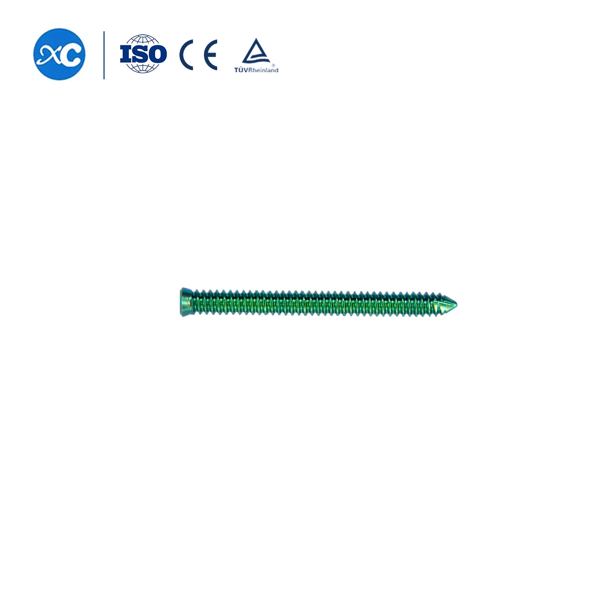 Veterinary Orthopedic Implant Mini 1.6 2.4 3.2 4.0 mm Titanium Locking Screw