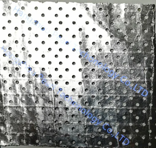 Perforated Heavy Duty Aluminum Foil Paper as HVAC Tube Insulation in China Factory