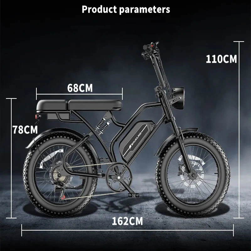 La Chine usine de pneus 73 personnalisable Fat bicyclettes électriques s4 20 pouces de l'aventure de la série E-Bike Style Moto Vélo électrique