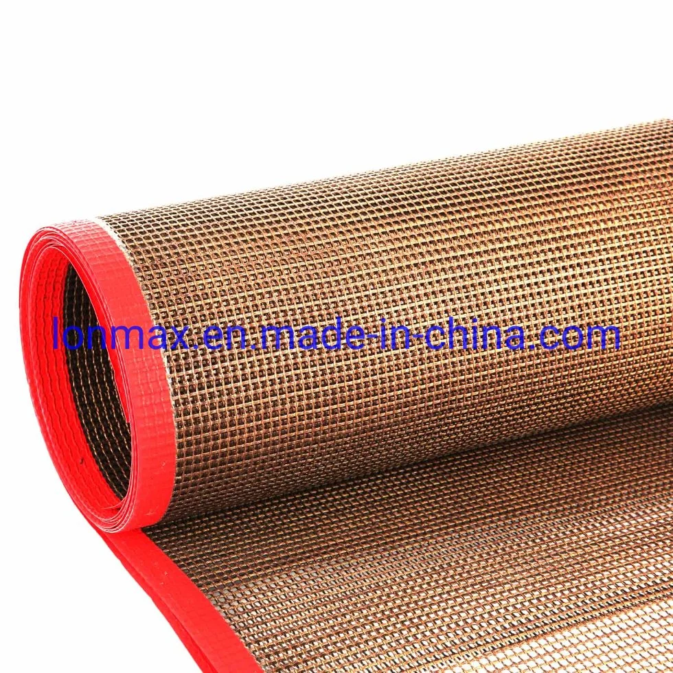 Shrink Wrapping Machine Heat Tunnel PTFE Fiberglass Mesh Conveyor Belt