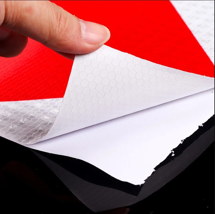 Waterproof Reflective Tape Red and White Adhesive Conspicuity Tape for Trailer, Outdoor, Cars, Trucks