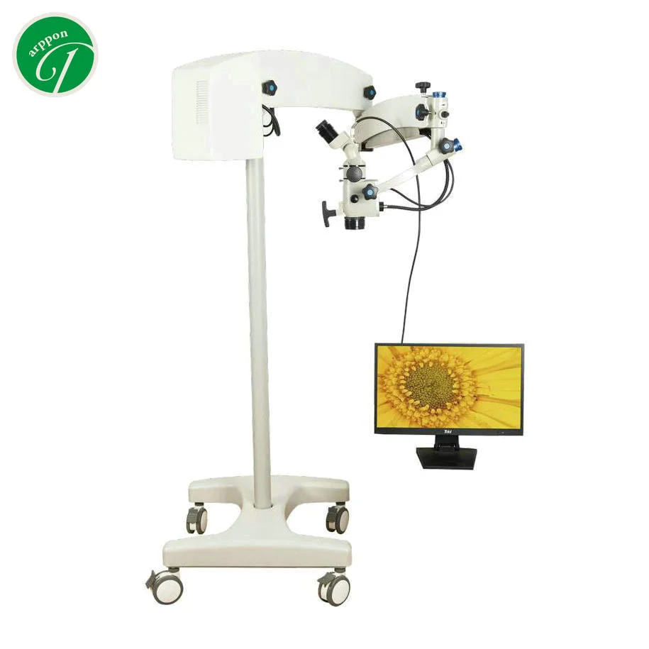 Meilleure vente de dispositifs médicaux portable 45 degrés LED chirurgie dentaire Prix du microscope