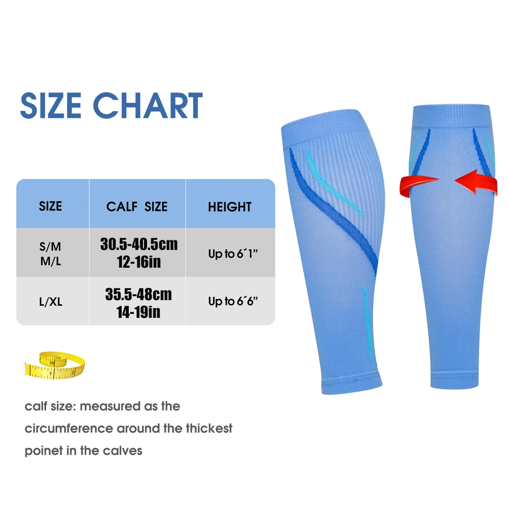 Compression Calf Sleeves (20-30mmHg) for Men & Women-Perfect Option to Compression Socks for Running, Shin Splint, Leg Pain