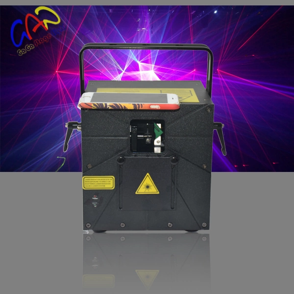 Efeito de discoteca LED RGB de feixe de laser iluminação de palco