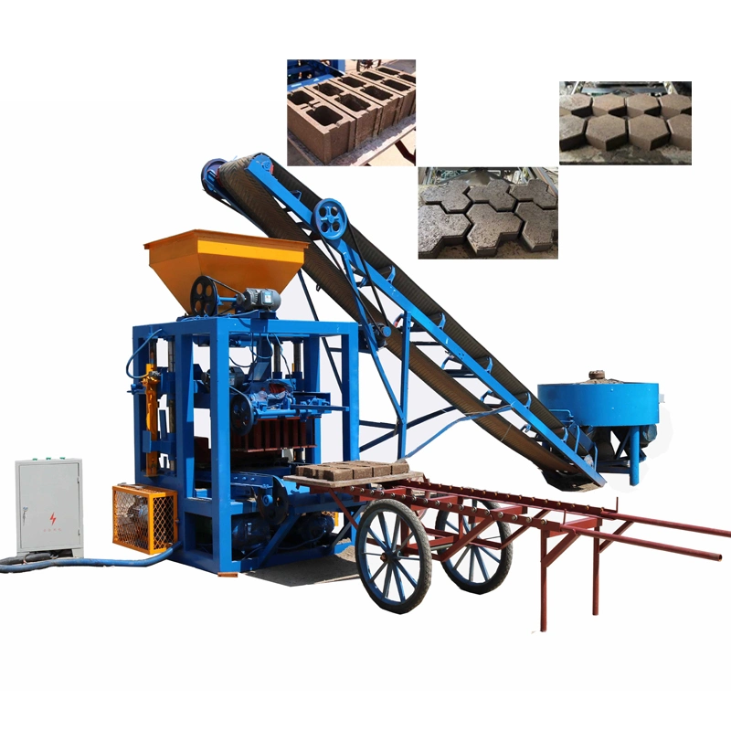 Qt4-24b Qingdao Hf Block Making Machine Hollow Block Brick Production Line