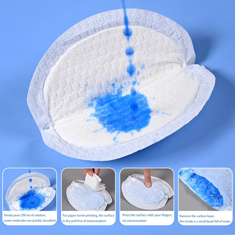 Super Absorbent Ultra Comfortable and Individually Wrapped Disposable Turn Over Nursing Pad Underpad Travel