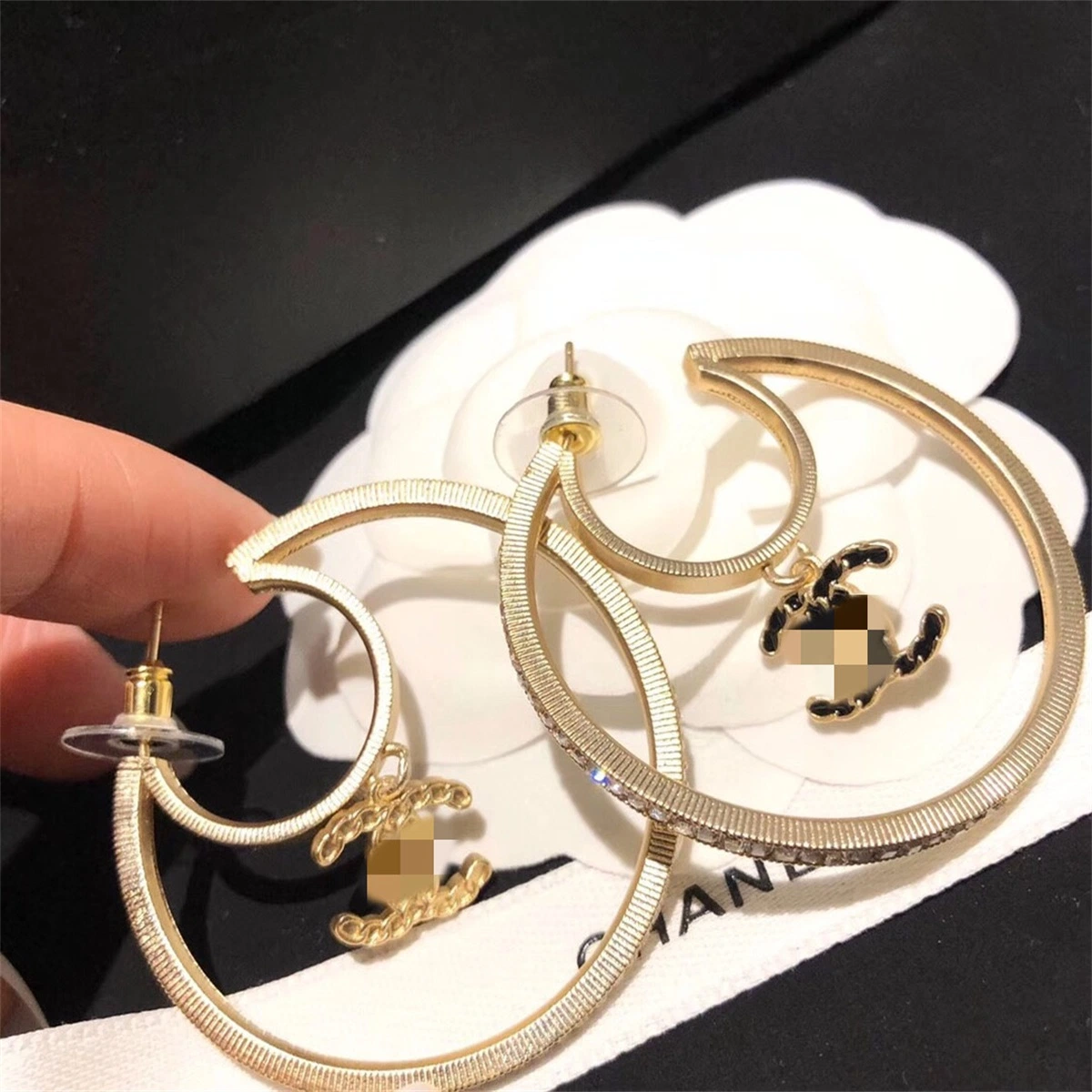 Classical Styles Big Circled Earrings Gold Earrings Fashion Designer Jewelry