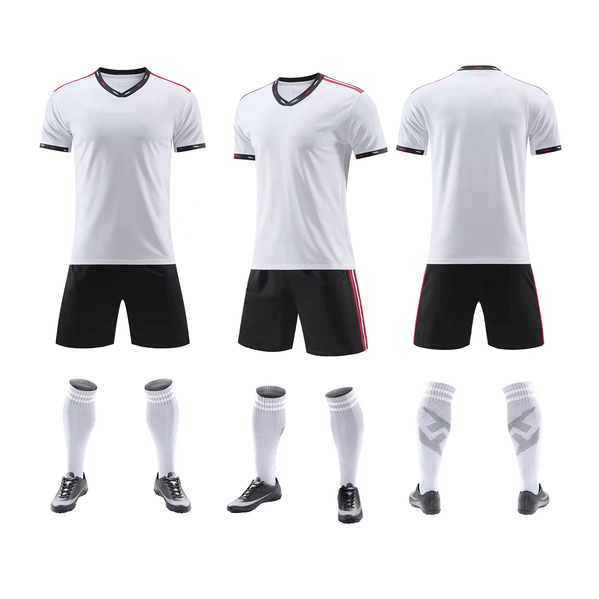 Nuevo conjunto uniforme de fútbol baratas de aduanas el equipo del Club de Fútbol Camiseta Camiseta de deporte