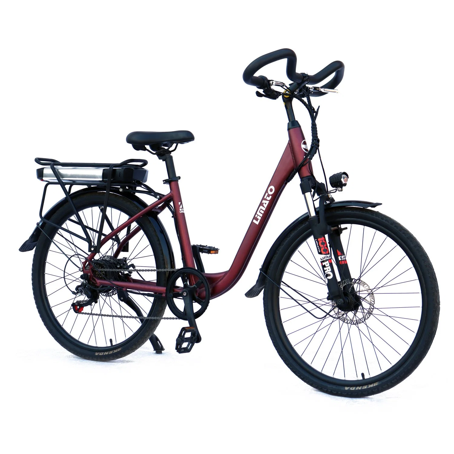 Hot Sale China Cargo vélo électrique à 8 vitesses Batterie au lithium de 48V 350W 26 pouces Road Ville Ebike vélo électrique pour la femme