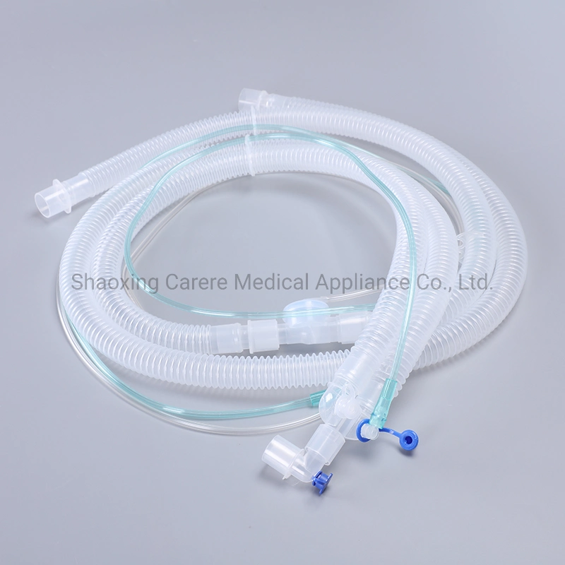 Medical Supply Hospital Equipment Disposable Anesthesia Ventilator Breathing Circuit with Nebulizer Water Trape Exhalation Valve Nebulizerline Medical Equipment