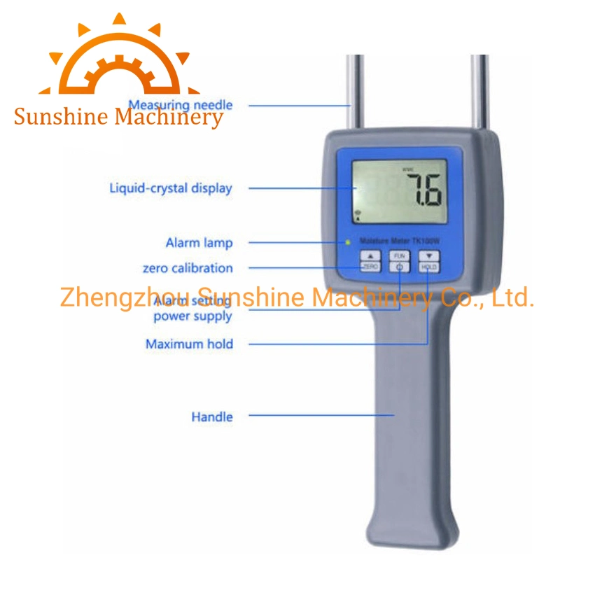 Tk100W Bamboo Fiber Sawdust Powder Compression Board Moisture Meter