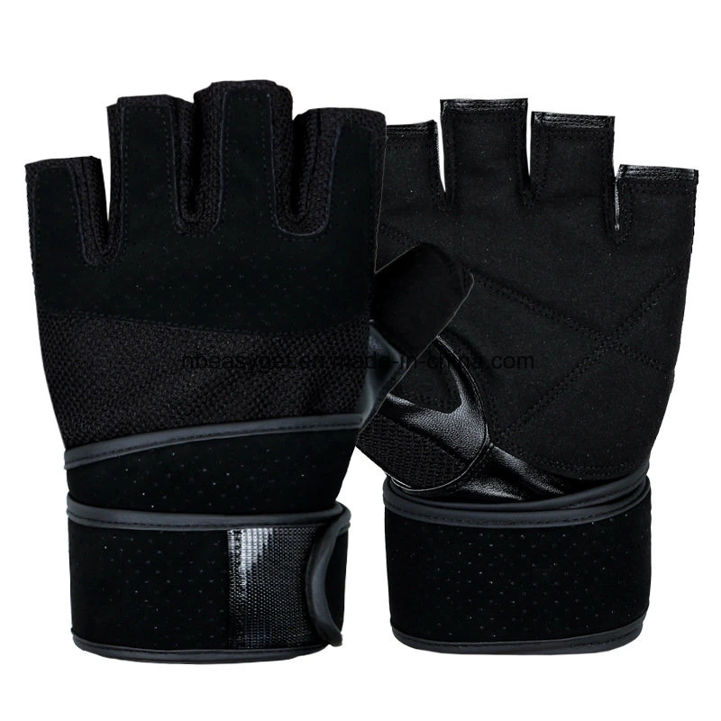 Los ultraligeros el levantamiento de pesas gimnasio de la luz de microfibra, guantes, Gel de sílice antideslizamiento Grip guante para entrenamiento, capacitación, Fitness, musculación y ejercicio Esg10457