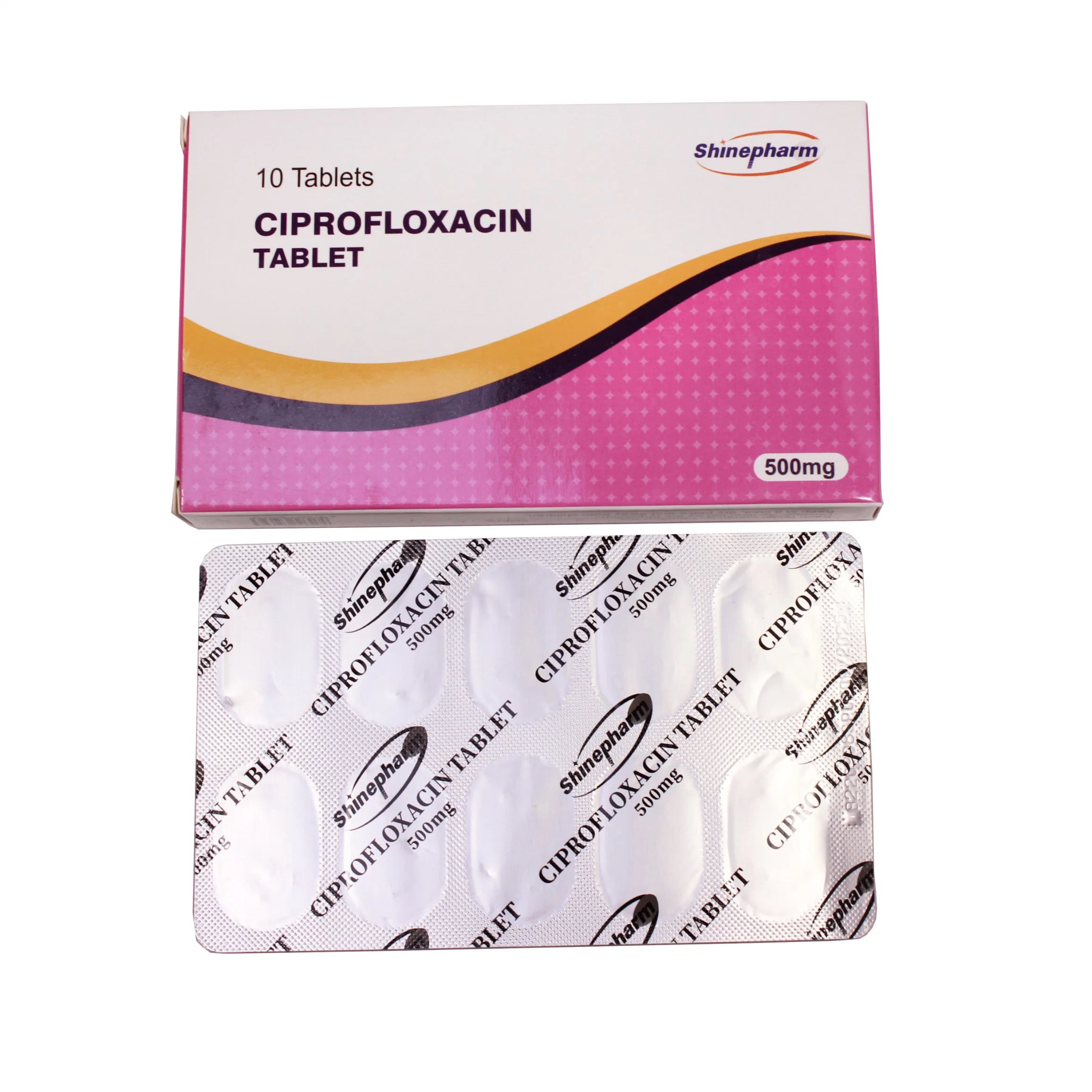 Cipro/Ciprofloxacin Oral Tablet 500mg Antibiotic Medicine with GMP