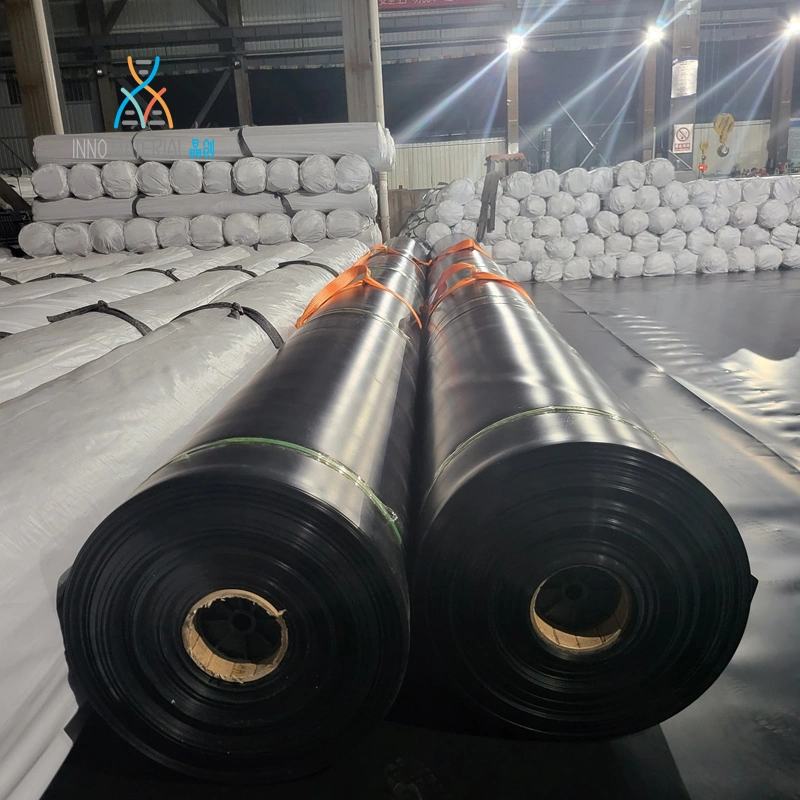 Proyecto geotécnico tejida Geotextile ambiental o personalizado de la membrana impermeabilizante de camisa Geomembrana HDPE