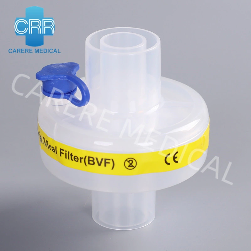 New Medical Equipment Supplies Hmef Filter Disposable Breathing System Filter BV Filter with Gas Sampling Port for ICU