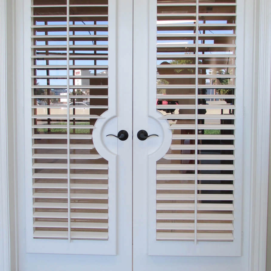 Beautiful Price Custom Size Plantation Shutters French Door