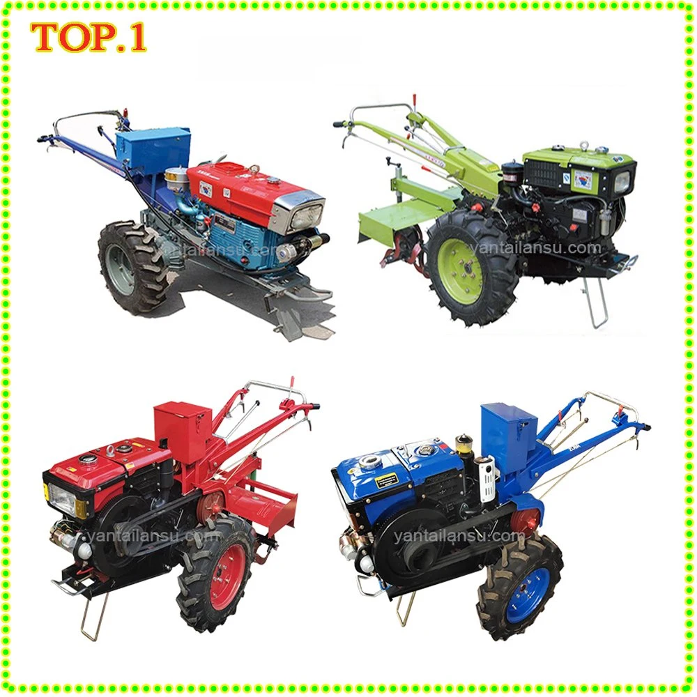 قرص Zs1100 1105 12HP 15HP 18 20HP SF محراث المسك للجازولين DF Cultivators ماكينة الديزل المحركات الصغيرة جرار مشيًا من مبرد طاقة المزرعة