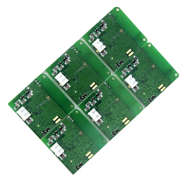 Sin plomo HASL rígida placa PCB la producción en masa de color verde con aceite de la máscara de soldadura PCBA