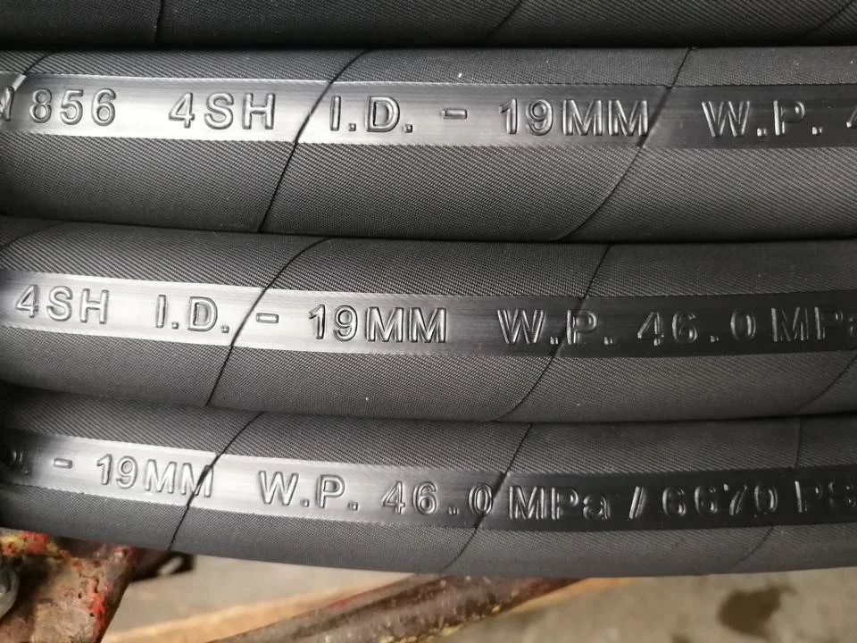 High Pressure Hydraulic Hose 1-1/4" 4sh / 4sp Wire Spiral Hose