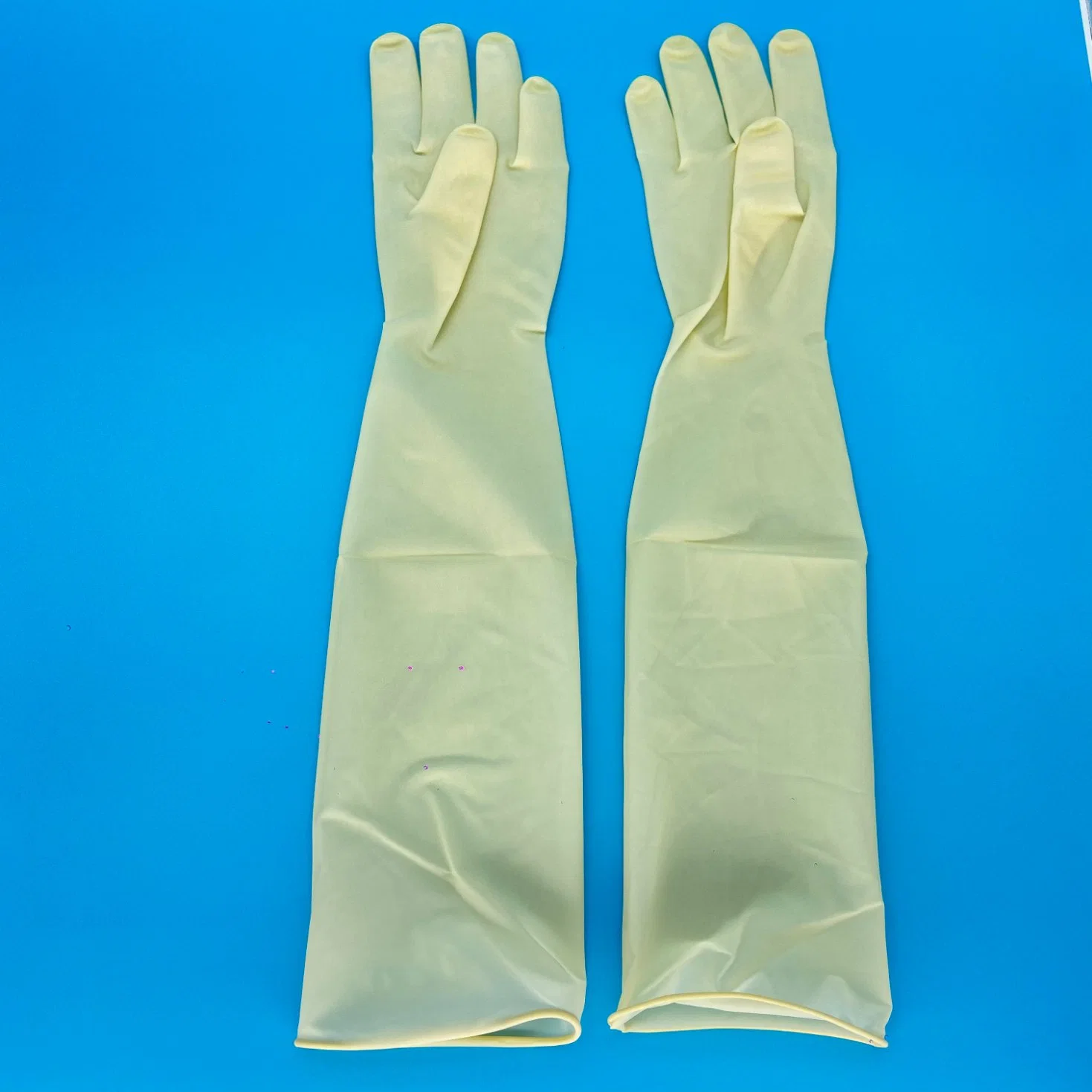 Medizinischer steriler Latex-Pulver-Gynäkologischer Handschuh CE/ISO