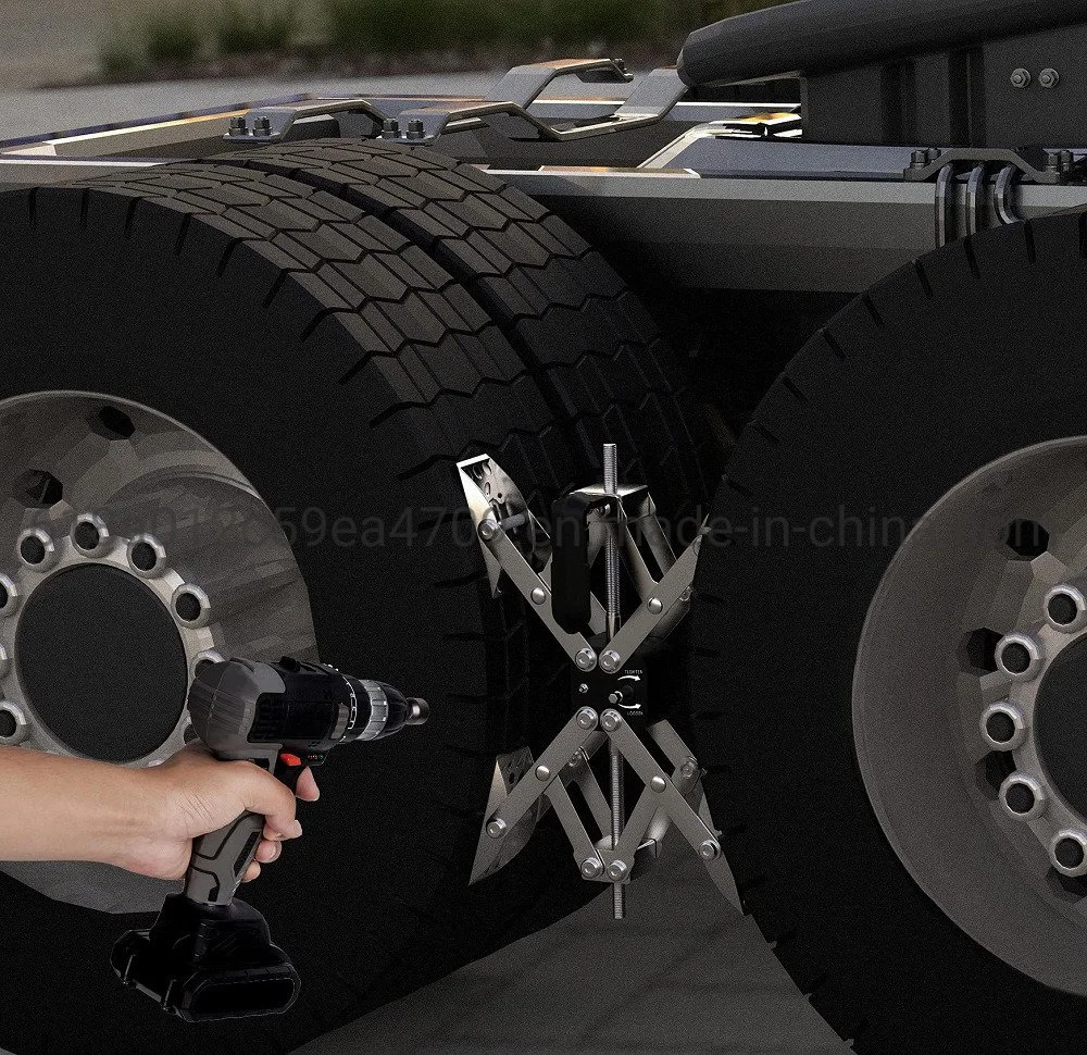 X Shaped Chock Wheel Stabilizer for RV, Dual Axel Travel Trailer Camper Tire Chock Stabilizer