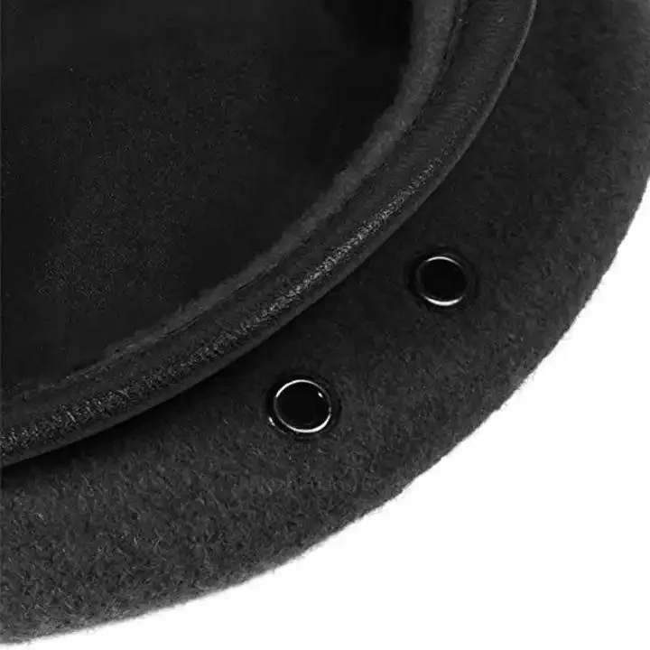 Wholesale/Supplier Customized Black Wool Beret Safety Tactical Hat for Men