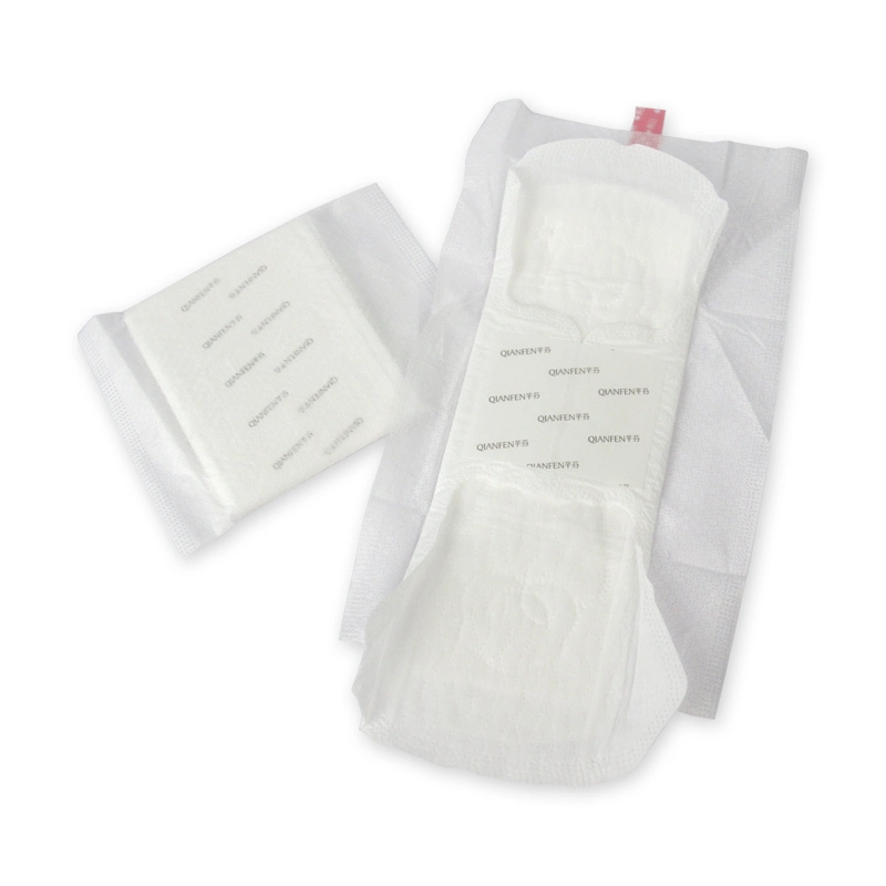 Marca OEM muestra gratuita de algodón de alta calidad toalla sanitaria
