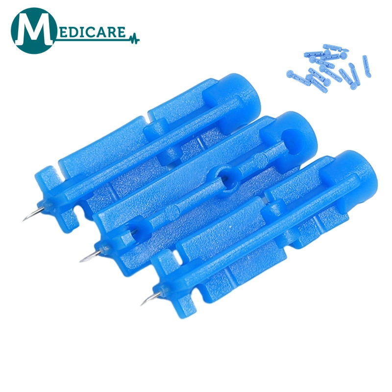 Other Medical Consumables Test Safety Plastic Blood Lancet Needle