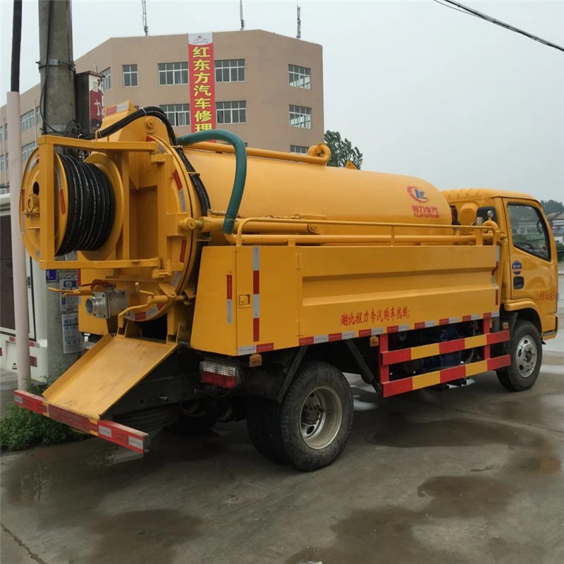 1500 Liters Water Tank and 4200 Liters Sewage Tank High Pressure Water Clean and Suction Pump Sewage Clean Truck