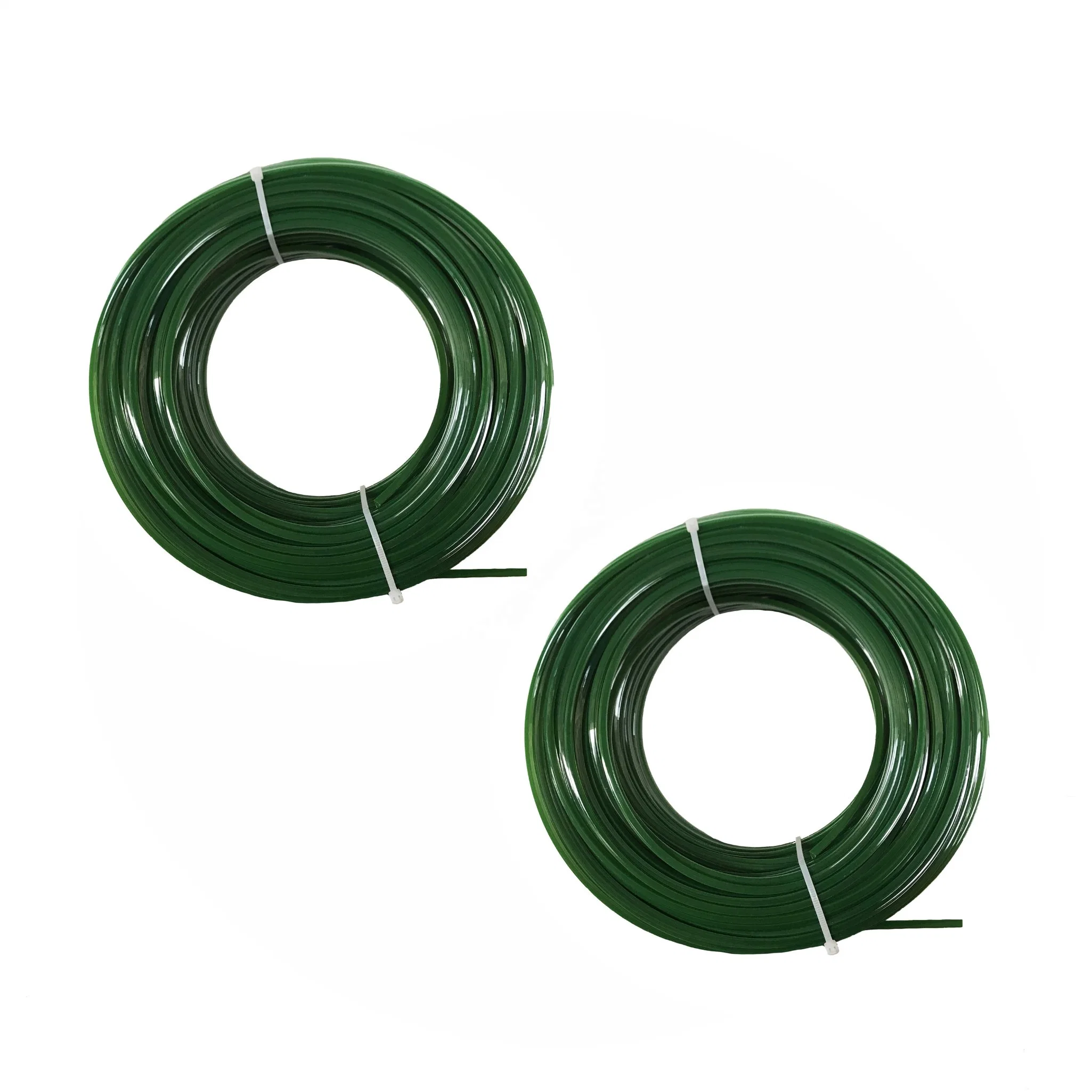 Square Shape Dark Green Nylon Grass Trimmer Line Apply to Garden Tool