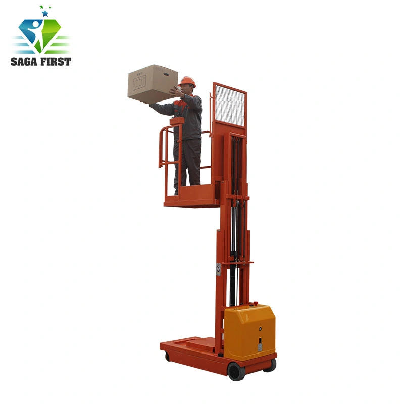 Electric Order Picker Loader Forklift Truck for Picking up