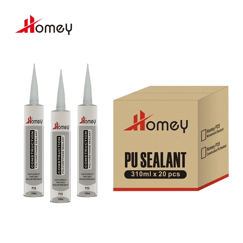 Homey Tube Scellant en polyuréthane noir pour le granit.