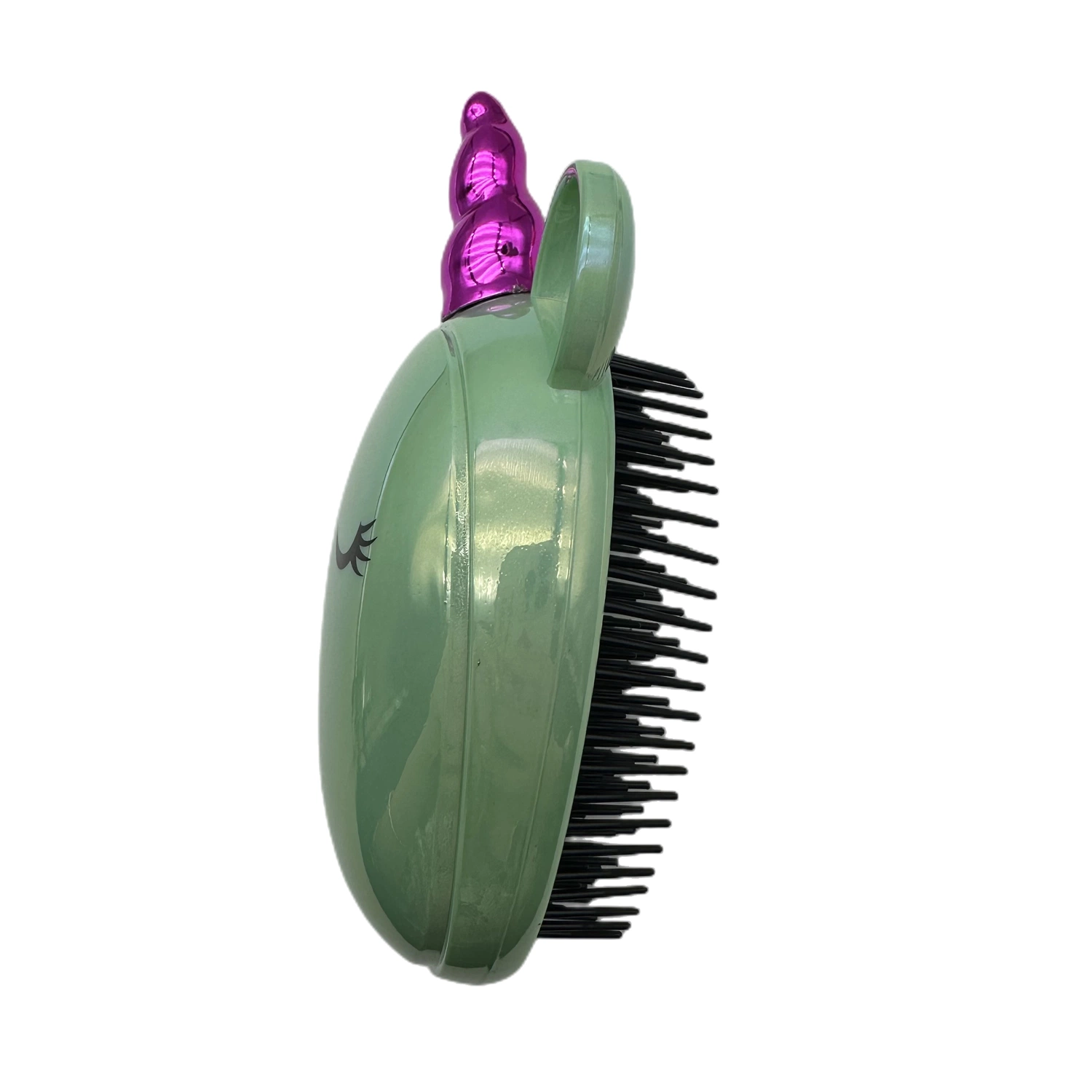 Beautichen Carton Design Beauty Laser Iridescence Kid Hair Brush Plastic Hair Comb Head Massage Children Hair Brush