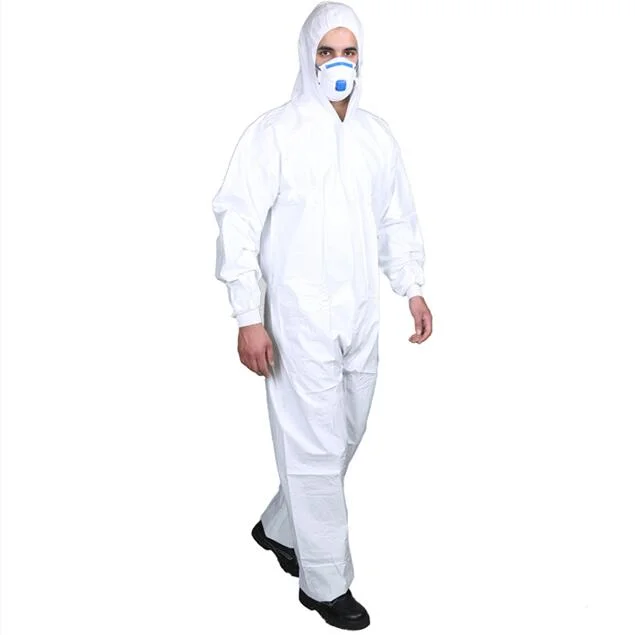 High quality/High cost performance  Workwear Disposable Coverall Type 5/6 Microporous Combined with SMS Overall