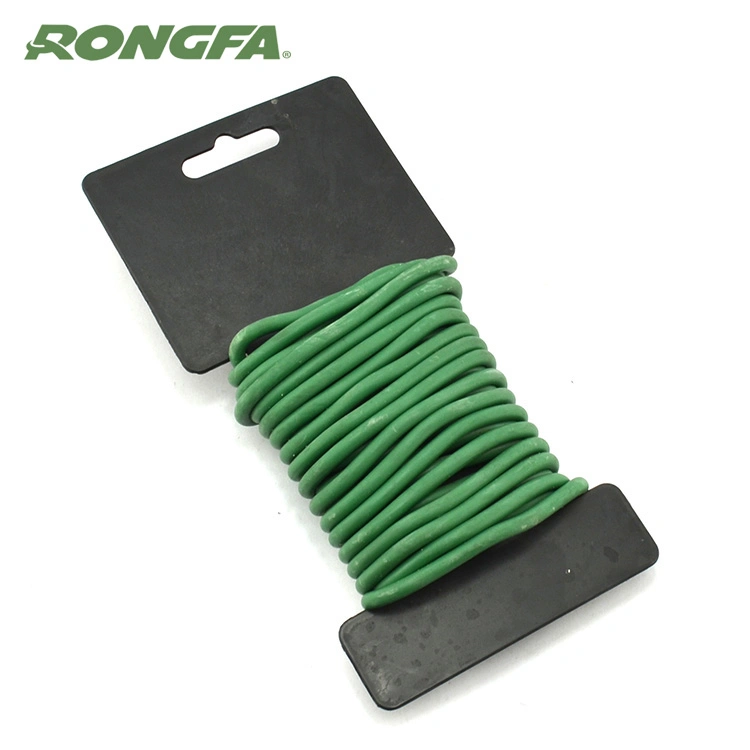 5 metros de color verde fuerte Heavy Duty TPR Soft amarre para el enlace de la planta de jardín de plantas Twist Tie