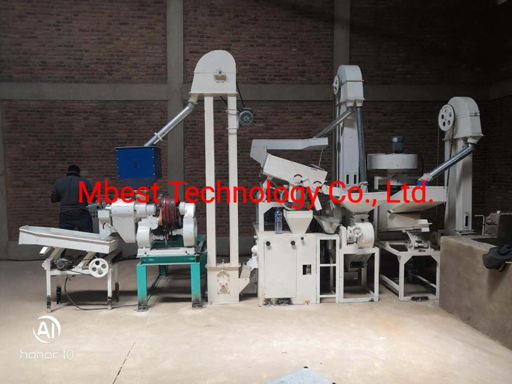 Best Selling 1 Ton Per Hour Complete Set Rice Mill From Real Rice Mill Manufacturer