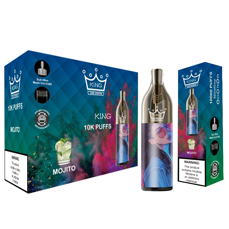 Plus populaires de gros E cigarette Vapes Polobolo Roi original 10K Vape stylo jetable 9000/10000 bouffées de fumée Vape 5 % de la nicotine