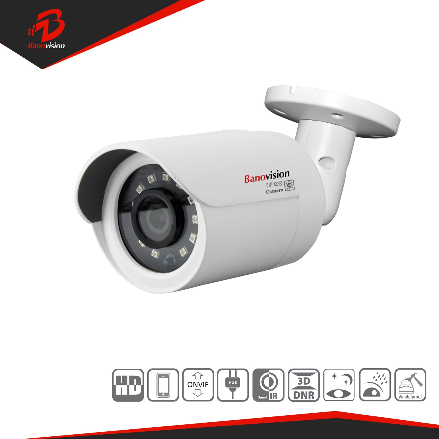 3MP Security Surveillance Network IP Waterproof Outdoor CCTV Bullet Camera