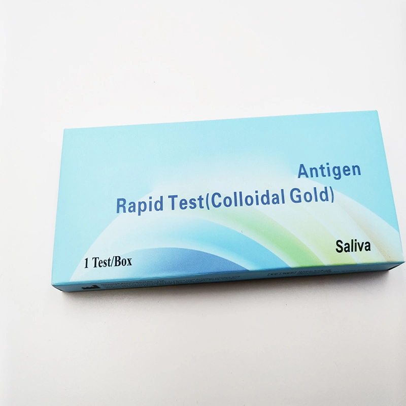 CE Aprobar prueba rápida de anticuerpos método oro coloidal Kit de prueba de diagnóstico rápido