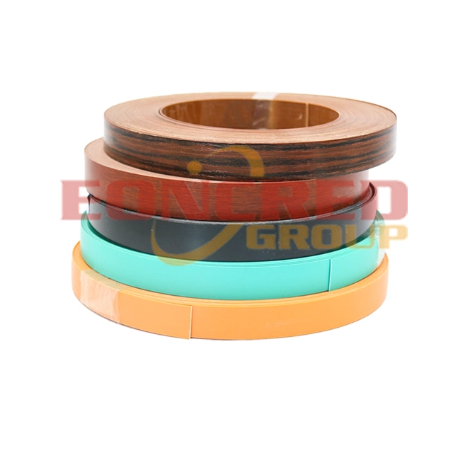 Eoncred 0.4-3mm Thickness PVC Edge Banding for Furniture Making Edge Banding Protection for Wooden Doors for China