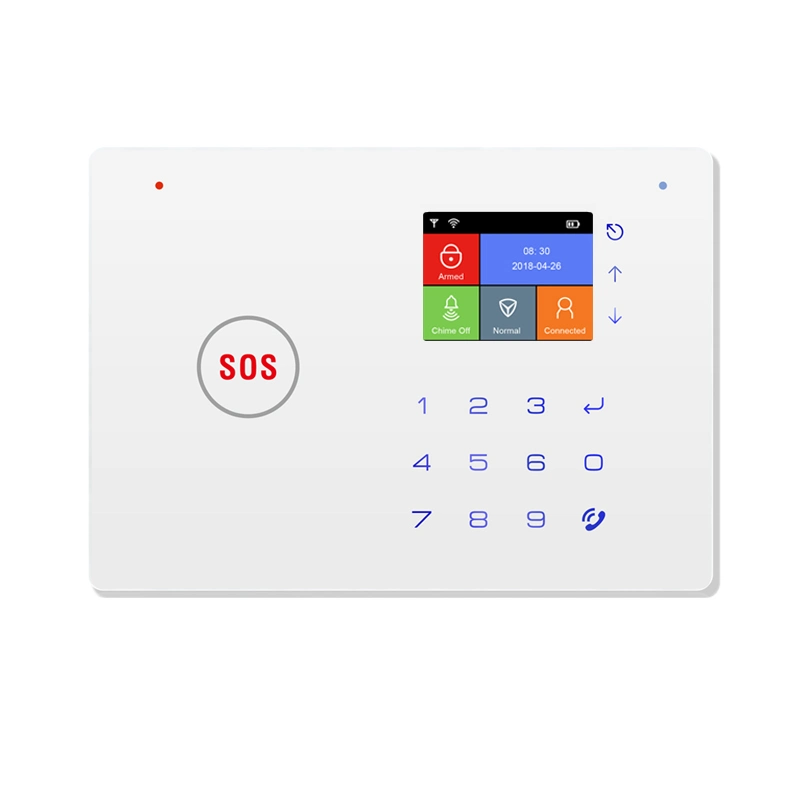 Tuya WiFi GSM Home Security Alarm System with Wired Wireless Smart Zones (ES-G66W)