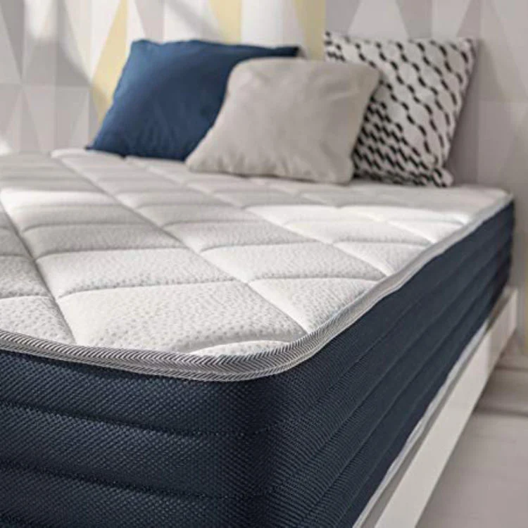 Utilização lateral dupla fornecimento personalizado de fábrica Queen King Size completo Cama com colchão de molas de bolso numa caixa com malha Colchão de tecido