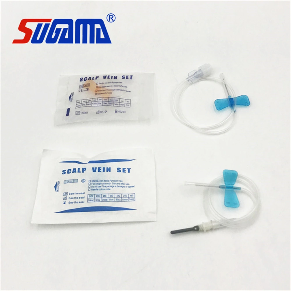 Manufacturer Supply Disposable Scalp Vein Set Scalp Butterfly Wing Needle for Medical