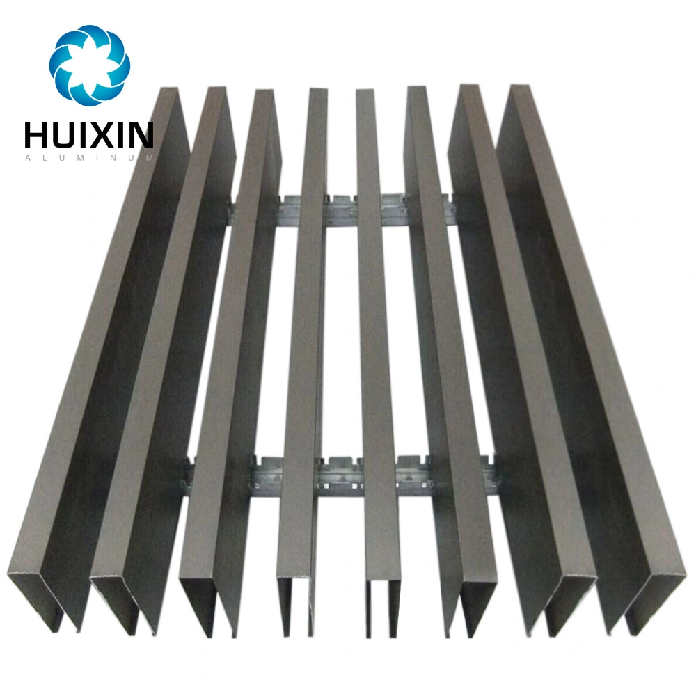 6063-T5 Metal Wooden Grain Aluminum Cell Ceilings Products